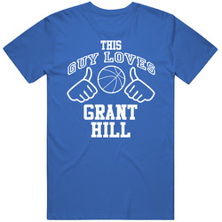 Grant Hill This Guy Loves Heart Orlando Basketball Unisex Soft Cotton Tee T Shirt