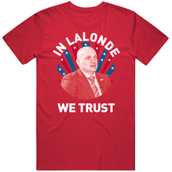 Derek Lalonde In Lalonde We Trust Hockey Coach Unisex Soft Cotton Tee T Shirt