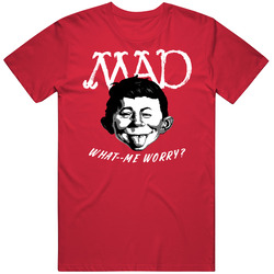 Madtv Cartoon What Me Worry Unisex Soft Cotton Tee T Shirt