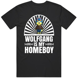Wolfgang Is My Homeboy Animal Crossing New Horizons Character Video Game Fan Unisex Soft Cotton Tee T Shirt