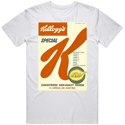 Special K Box Greatest Cereal Of All Time Breakfast Fan Foodie Unisex Soft Cotton Tee T Shirt