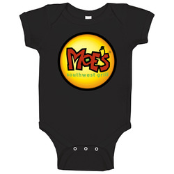 Moes Southwest Grill New York Restaurant Logo Unisex Soft Cotton Tee Baby One Piece