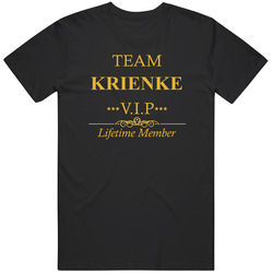 Krienke Family Renunion Team Club Last Name Surname Unisex Soft Cotton Tee T Shirt