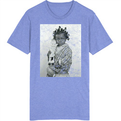 Buckwheat With White Doll Little Rascals 20s Comedy Tv Series Worn Look Vintage Unisex Unisex Soft Cotton Tee T Shirt