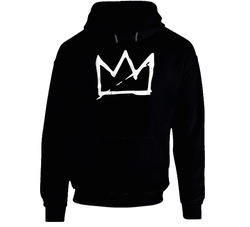 Basquiat Crown Artist Symbol Logo Fan Art Unisex Soft Cotton Tee Hoodie