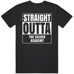 Straight Outta The Culver Academies Funny Graduation Parody Unisex Soft Cotton Tee T Shirt