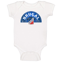 Brugal Ron Logo Popular Rum Alcohol Beverage Drink Fan Gift Unisex Soft Cotton Tee Baby One Piece