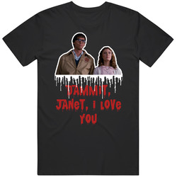 Dammit, Janet, I Love You Rocky Horror Picture Show Brad Janet Unisex Soft Cotton Tee T Shirt