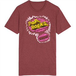 Pop Rocks Cherry Wrapper Retro Candy Vintage Unisex Unisex Soft Cotton Tee T Shirt