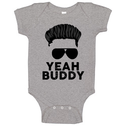 Yeah Buddy Dj Pauly D Jersey Shore Tv Show Fan Raglan Unisex Soft Cotton Tee Baby One Piece