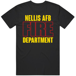 Nellis Afb Fire Department Personalized City Unisex Soft Cotton Tee T Shirt