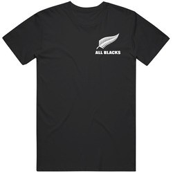 New Zealand National Rugby Team All Blacks Chest Emblem World Cup 2019 Fan Unisex Soft Cotton Tee T Shirt