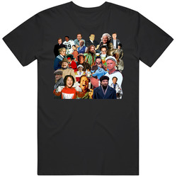 Robin Williams Hollywood Celeb Actor Mashup Super Fan Gift Unisex Soft Cotton Tee T Shirt