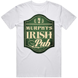 Murphy Irish Pub St Patricks Day Beer Party Custom Name Unisex Soft Cotton Tee T Shirt