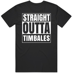 Straight Outta Timbales Nouns Compton Parody Unisex Soft Cotton Tee T Shirt