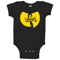 Wu-tang Cream Monopoly Man Popular Hip Hop Band Fan Unisex Soft Cotton Tee Baby One Piece