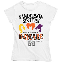 Sanderson Sisters Daycare Hocus Pocus Parody Halloween Movie Unisex Soft Cotton Tee Ladies T Shirt