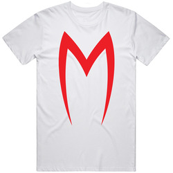 Speed Racer M Logo Japanese Racing Cartoon Unisex Soft Cotton Tee T Shirt
