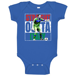 Gianluigi Buffon Straight Outta Team Italy Italia Euro European Cup Soccer Football Unisex Soft Cotton Tee Baby One Piece