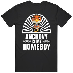 Anchovy Is My Homeboy Animal Crossing New Horizons Character Video Game Fan Unisex Soft Cotton Tee T Shirt