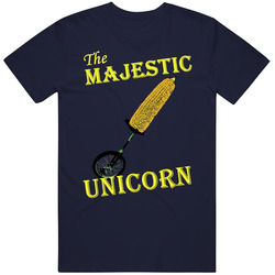 The Majestic Unicorn Funny Unicycle Corn On The Cob Unisex Soft Cotton Tee T Shirt