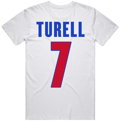 Ryan Turell Number Seven White Unisex Soft Cotton Tee T Shirt