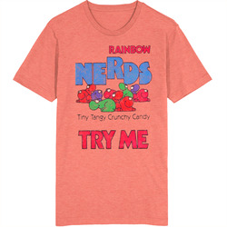 Rainbow Nerds Retro Candy Grunge Unisex Soft Cotton Tee T Shirt