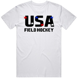 Field Hockey Usa Hobbies Sports And Activities Unisex Soft Cotton Tee T Shirt