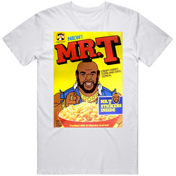 Mr T Box Greatest Cereal Of All Time Breakfast Fan Foodie Unisex Soft Cotton Tee T Shirt