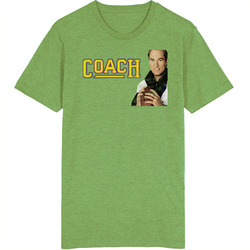 Coach 80s Tv Series Show Worn Look Vintage Unisex Unisex Soft Cotton Tee T Shirt