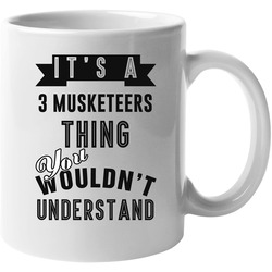 Its A 3 Musketeers Thing Wouldnt Understand Cool Retro Foodie Unisex Soft Cotton Tee Mug