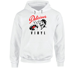 Delicious Vinyl Hip Hop Record Label Music Lovers Unisex Soft Cotton Tee Hoodie
