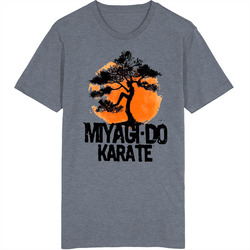 Miyagi Do Karate Retro Unisex Soft Cotton Tee T Shirt