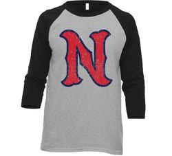 Nashville Sounds Retro Vintage Baseball Raglan Unisex Soft Cotton Tee Raglan 3/4 Sleeve Shirt