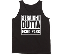 Straight Outta Echo Park City Us Neighbourhood Usa Parody Unisex Soft Cotton Tee Tanktop