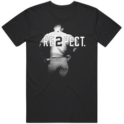 Respect Derek Jeter Re2pect 2 New York Uniform Mj Baseball Unisex Soft Cotton Tee T Shirt
