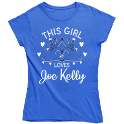 Joe Kelly This Girl Loves La Los Angeles Baseball Player Fan Unisex Soft Cotton Tee Ladies T Shirt