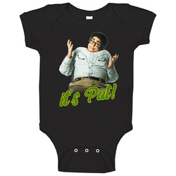 It's Pat Snl Stanley Desantis 90s Unisex Soft Cotton Tee Baby One Piece
