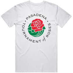 Pasadena California Tournament Of Roses City Flower Event Logo Unisex Soft Cotton Tee T Shirt