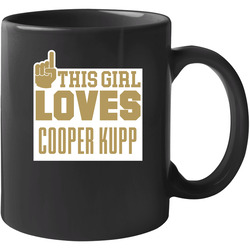 This Girl Loves Cooper Kupp Los Angeles R Football Team Fan Unisex Soft Cotton Tee Mug