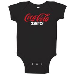 Coca Cola Zero Cool Popular Food Drink Restaurant Brand Logo Gift Unisex Soft Cotton Tee Baby One Piece
