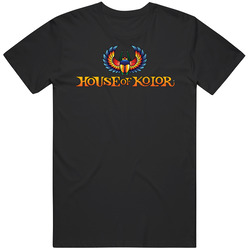 House Of Kolor Automobile Car Truck Motorcycle Auto Parts Cool Distressed Style Brand Logo Emblem Retro Graphic Unisex Soft Cotton Black Unisex Soft Cotton Tee T Shirt