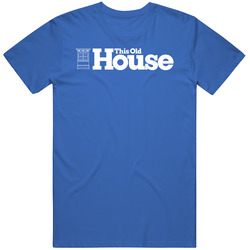 This Old House Logo Outdoors  Wht Unisex Soft Cotton Tee T Shirt