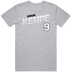 Adrian Kempe 9 Favorite Player Los Angeles Hockey Fan Unisex Soft Cotton Tee T Shirt