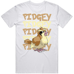 Pidgey Pokemon Character Fan Unisex Soft Cotton Tee T Shirt