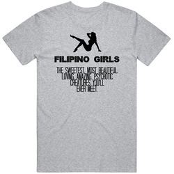Filipino Girls Beautiful Creatures Essential Nationality Unisex Soft Cotton Tee T Shirt