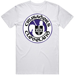 Crusaders Cleveland World Hockey Association Retro Team Logo Unisex Soft Cotton Tee T Shirt
