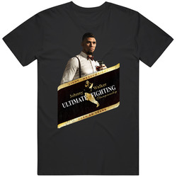 Johnny Walker Mma Fighter Label Logo Mashup Parody Unisex Soft Cotton Tee T Shirt