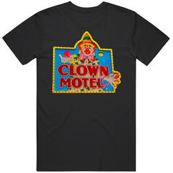 The Clown Motel Sign Unisex Soft Cotton Tee T Shirt