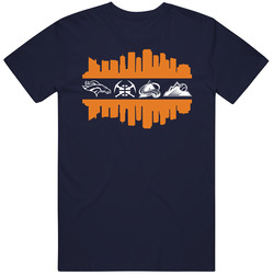 Denver City All Professional Sports Teams Super Fan Unisex Soft Cotton Tee T Shirt